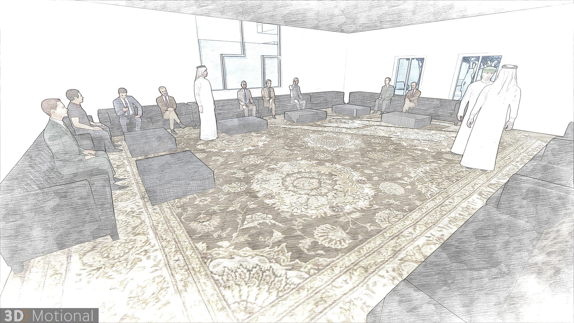 Modern Complex Housing Project - Al Dammam - sketch (5)