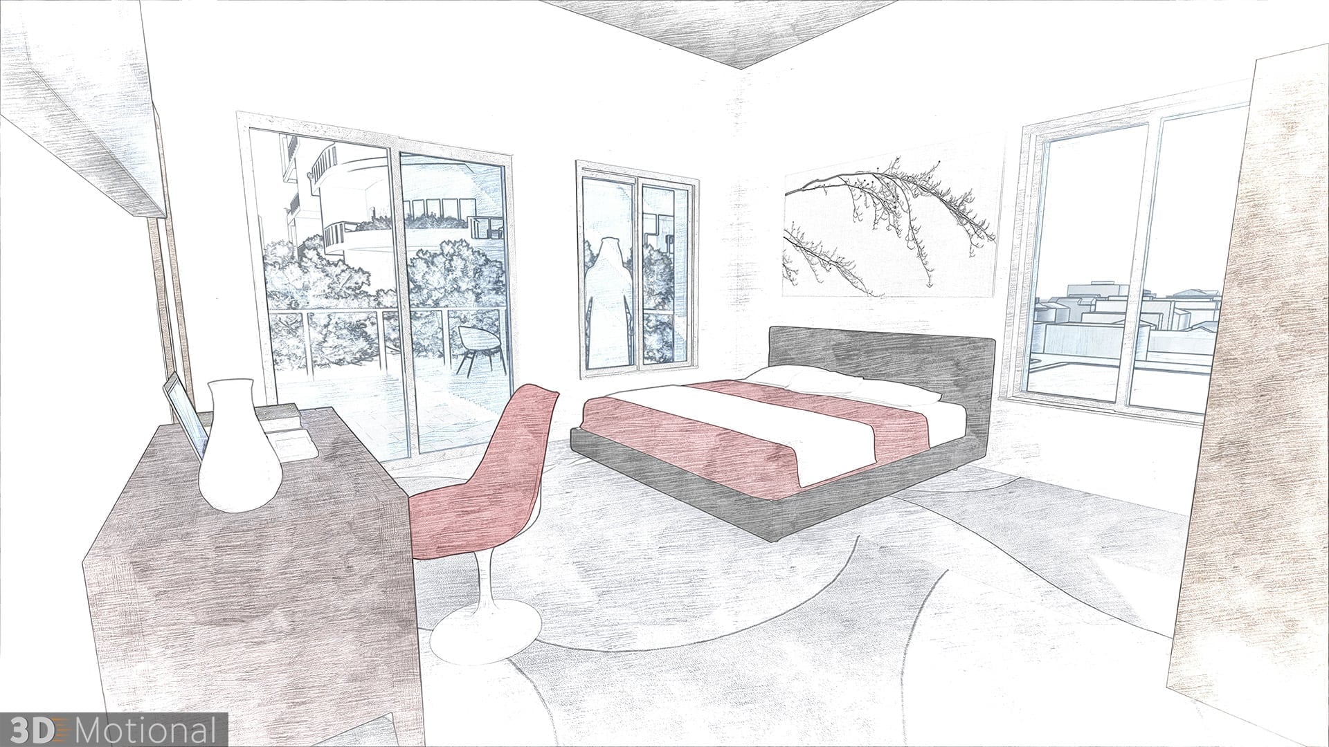 Modern Complex Housing Project - Al Dammam - sketch (6)